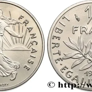 1/2 franc Semeuse, Belle Épreuve 1992 Pessac F.198/32 var. fmd_589067 Modernes Authentique