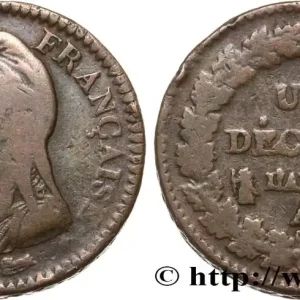 Vente Flash Un décime Dupré, grand module 1800 Paris F.129/50 fmd_587210 Modernes