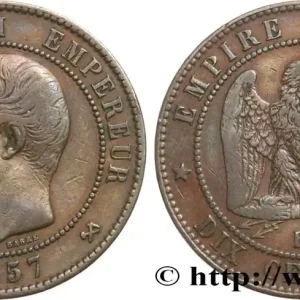Offre Exclusive Dix centimes Napoléon III, tête nue 1857 Rouen F.133/42 fmd_586690 Modernes