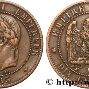 Dix centimes Napoléon III, tête laurée 1863 Paris F.134/10 fmd_586574 Modernes Exclusif