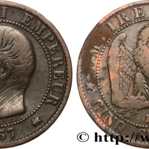 Cinq centimes Napoléon III, tête nue 1857 Bordeaux F.116/41 fmd_586287 Modernes Achetez Aujourd’hui