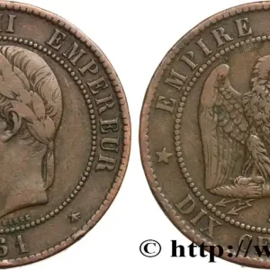 Dix centimes Napoléon III, tête laurée 1861 Paris F.134/4 fmd_586090 Modernes Livraison Express