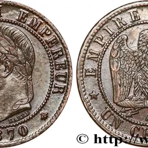 Un centime Napoléon III, tête laurée 1870 Paris F.103/8 fmd_583331 Modernes Bon Marché