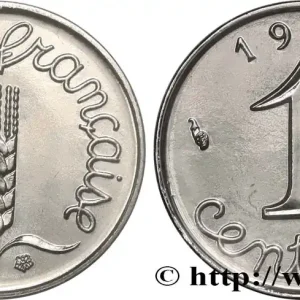 Super Prix 1 centime Épi, BU (Brillant Universel), frappe médaille 1993 Pessac F.106/53 fmd_582384 Modernes