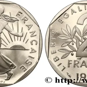 Must-Have 2 francs Semeuse, nickel, BE (Belle Épreuve) 1991 Pessac F.272/15 var. fmd_572098 Modernes