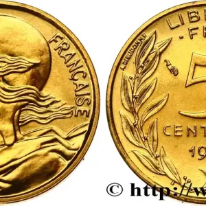 5 centimes Marianne, Brillant Universel 1989 Pessac F.125/25 fmd_571303 Modernes Édition Limitée