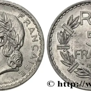 5 francs Lavrillier, aluminium 1947 F.339/10 fmd_563287 Modernes Retour Gratuit
