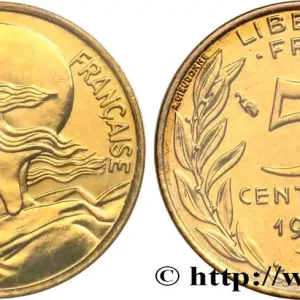 Marque 5 centimes Marianne, BU (Brillant Universel) 1998 Pessac F.125/41 fmd_582003 Modernes