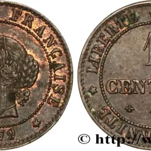 1 centime Cérès, ancre barrée 1879 Paris F.104/9 fmd_583217 Modernes Paiement Sécurisé