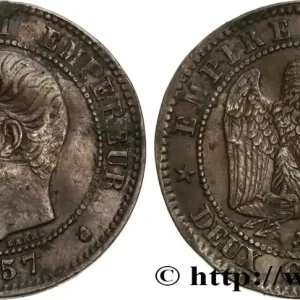 Super Prix Deux centimes Napoléon III, tête nue 1857 Bordeaux F.107/49 fmd_583578 Modernes