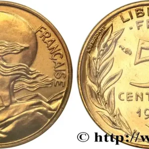 Tendance 5 centimes Marianne, BU (Brillant Universel) 1997 Pessac F.125/40 fmd_560018 Modernes