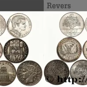 Lot de 10 pièces de 100 francs commémoratives - - F.-/ fmd_559822 Modernes Exclusif