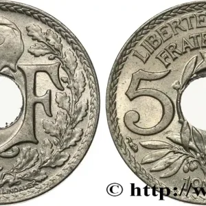 Authentique 5 centimes Lindauer, grand module 1918 Paris F.121/2 fmd_605536 Modernes