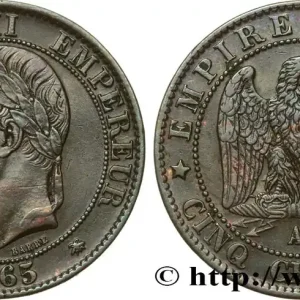 Cinq centimes Napoléon III, tête laurée 1865 Paris F.117/16 fmd_605483 Modernes Offre Limitée