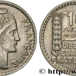 Authentique 10 francs Turin, petite tête 1947 Beaumont-Le-Roger F.362/2 fmd_604470 Modernes