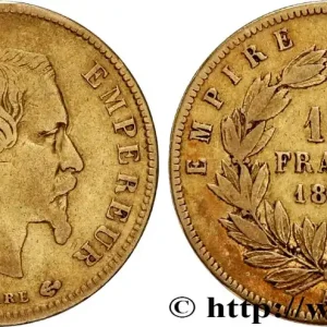 Solde 10 francs or Napoléon III, tête nue 1857 Paris F.506/4 fmd_605835 Modernes