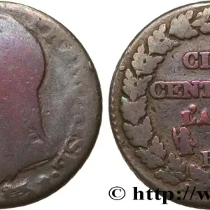 Populaire Cinq centimes Dupré, grand module 1800 Strasbourg F.115/118 fmd_586530 Modernes