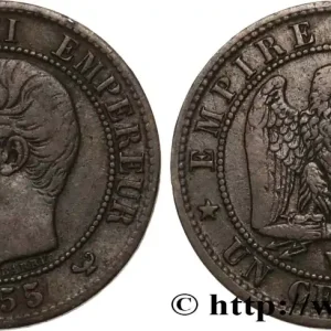 Vente Flash Un centime Napoléon III, tête nue 1855 Lille F.102/25 fmd_586988 Modernes