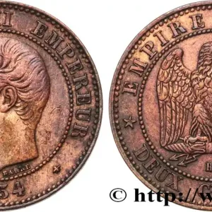 Seulement Aujourd’hui Deux centimes Napoléon III, tête nue 1854 Strasbourg F.107/11 fmd_587019 Modernes