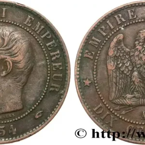 Usine Directe Dix centimes Napoléon III, tête nue 1854 Paris F.133/11 fmd_587141 Modernes