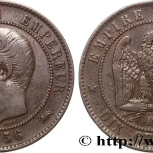 Dix centimes Napoléon III, tête nue 1856 Lyon F.133/37 fmd_587233 Modernes Tendance