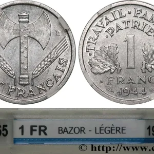 1 franc Francisque, légère 1944 F.223/5 fmd_590013 Modernes En Vogue