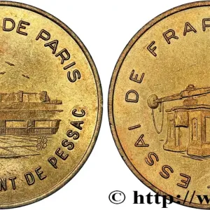 Essai de frappe de 100 francs Panthéon, avec différent, cupro-aluminium n.d. Pessac GEM.232 3 var. fmd_616242 Modernes Promotion