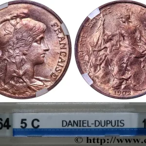 5 centimes Daniel-Dupuis 1902 F.119/12 fmd_610601 Modernes Acheter Direct