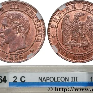 Livraison Express Deux centimes Napoléon III, tête nue 1856 Rouen F.107/39 fmd_610596 Modernes