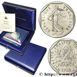 Livraison Gratuite Piéfort nickel de 2 francs Semeuse 1985 Pessac GEM.123 P1 fmd_610336 Modernes