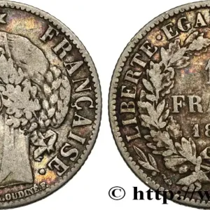 Original 1 franc Cérès, Troisième République 1881 Paris F.216/8 fmd_591802 Modernes