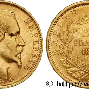 20 francs or Napoléon III, tête nue 1858 Paris F.531/13 fmd_605858 Modernes Original