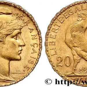 Bon Plan 20 francs or Coq, Liberté Égalité Fraternité 1911 F.535/5 fmd_605890 Modernes