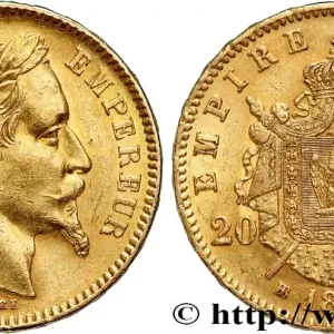 20 francs or Napoléon III, tête laurée 1864 Strasbourg F.532/9 fmd_605865 Modernes Prix Réduit