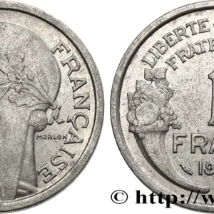 Gros Lot 1 franc Morlon, légère 1958 Beaumont-Le-Roger F.221/22 fmd_586795 Modernes