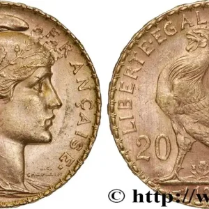 Super Prix 20 francs or Coq, Liberté Égalité Fraternité 1914 Paris F.535/8 fmd_608419 Modernes