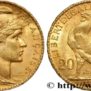 Offre Du Jour 20 francs or Coq, Dieu protège la France 1901 Paris F.534/6 fmd_608395 Modernes