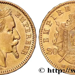 20 francs or Napoléon III, tête laurée 1864 Strasbourg F.532/9 fmd_639137 Modernes Bon Plan