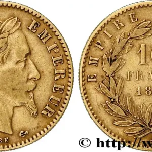 10 francs or Napoléon III, tête laurée, type définitif à grand 10 1862 Paris F.507A/1 fmd_605838 Modernes Prix Choc