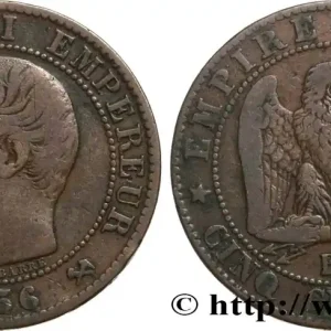 En Vogue Cinq centimes Napoléon III, tête nue 1856 Rouen F.116/31 fmd_593580 Modernes