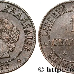 1 centime Cérès 1877 Paris F.104/6 fmd_582942 Modernes Dernier Modèle