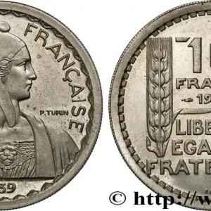 Préparation de la 20 francs Pétain, grand module, 30 mm, 10 g - Essai en cupro-nickel n.d. Paris GEM.174 9 fmd_600869 Modernes Nouveauté