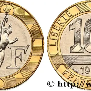 10 francs Génie de la Bastille, (BU) Brillant Universel, frappe médaille 1993 Pessac F.375/10 fmd_588857 Modernes Original