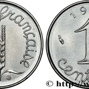 1 centime Épi, avec rebord 1977 Pessac F.106/32 fmd_203598 Modernes Super Prix