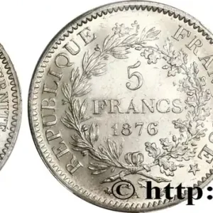 Garantie Incluse 5 francs Hercule 1876 Paris F.334/17 fmd_416524 Modernes