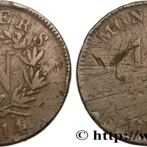 10 cent. Anvers à l’N, frappe de l’atelier de Wolschot 1814 Anvers F.130A/4 fmd_590811 Modernes Dernier Modèle
