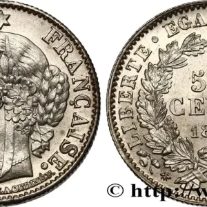 Haute Qualité 50 centimes Cérès, IIIe République 1871 Paris F.189/1 fmd_568772 Modernes