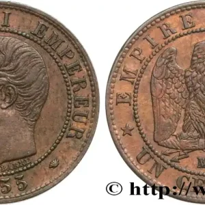 Prix Choc Un centime Napoléon III, tête nue 1855 Marseille F.102/23 fmd_586637 Modernes