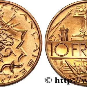 10 francs Mathieu, Brillant Universel, tranche B 1987 Pessac F.365/14 fmd_586120 Modernes Exclusif