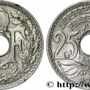 25 centimes Lindauer, Cmes souligné 1914 F.170/2 fmd_604336 Modernes Usine Directe